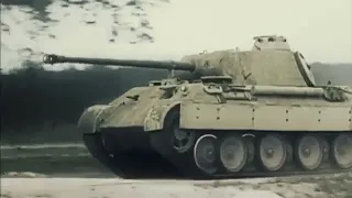 World war ww2 - German tanks Combat footage