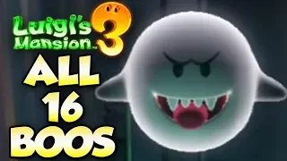 👻 ALL 16 SECRET BOOS In Luigi's Mansion 3 & Where To Find Them! | 100% BOO GUIDE 👻