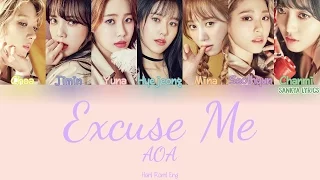 AOA (에이오에이) – Excuse Me (Color Coded) (HAN/ROM/ENG) Lyrics