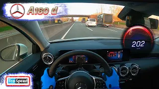 A180 d MERCEDES-BENZ :TOP SPEED ACCIDENT ON THE HIGHWAY