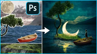 The Lost Moon-Photoshop Manipulation Tutorial