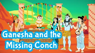 Ganesha and Vishnu's Missing Conch Story in English | Indian Mythological Stories | Pebbles Stories