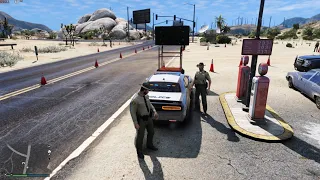 مود الشرطة نقطة تفتيش GTA 5 LSPDFR