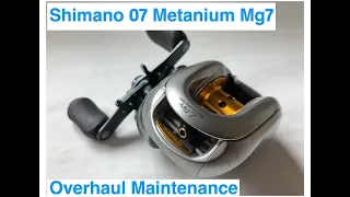 shimano 07 metaniumu overhaul maintenace