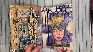 Art journal flip through: Sept 20 to July 21 (Long!!!)