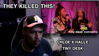 This Duo is Crazyyyy!  Chloe x Halle Tiny Desk (Home) [FIRST REACTION]