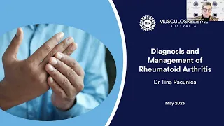 Diagnosis and management of Rheumatoid Arthritis