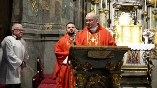 Dzień skupienia duchowieństwa w katedrze lwowskiej.