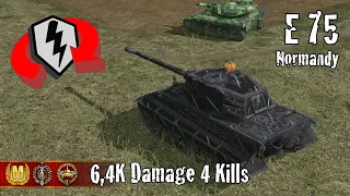 E 75  |  6,4K Damage 4 Kills  |  WoT Blitz Replays