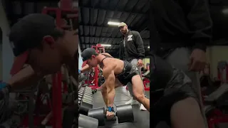 Tristyn Lee 150lbs Row…😦 #shorts #fyp #bodybuilding #olympia #tristynlee #bradleymartyn