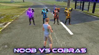 NOOB VS 4 COBRAS | DONT MESS WITH NOOBS - GARENA FREE FIRE #Shorts