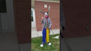 Sword Juggling Slo-Mo (With Nose)