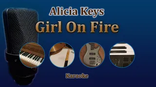 Girl On Fire - Alicia Keys (Karaoke)