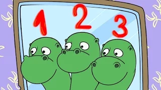 Учим цифры - цифра 3 - ПРЕДКИ - развивающий мультфильм для детей