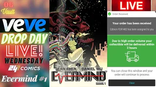 VeVe Drop Day LIVE - Evermind #1 Comic Book Digital Collectibles NFT Drop! Good Luck!!