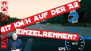 Bugatti 417 km/h auf A2 - strafbares Einzelrennen? § 315d [Law2Ride Rasergesetz Kraftfahrzeugrennen]