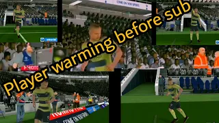 FC24 [fifa 16] player warming up before substituted him coming soon update #fc24 #football #fifa16