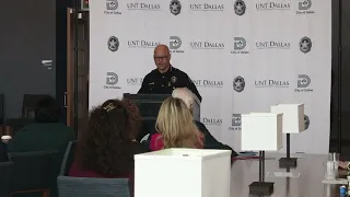 UNT Dallas Dallas Police Department Law Enforcement Training Center Press Conference, Allyn Media