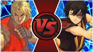 KEN MASTERS vs PRINCE ZUKO! (Street Fighter vs Avatar) Cartoon Fight Club Episode 329