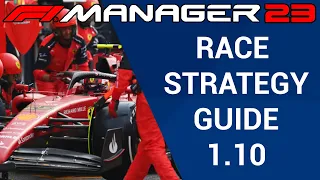 Race Strategy in 1.10 - F1 Manager 2023