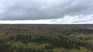 Река Жиздра с высоты птичьего полёта! Красивая река Калужской области.