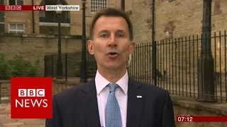 Jeremy Hunt on the Tory manifesto - BBC News