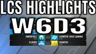 LCS Highlights ALL GAMES Week 6 Day 3 Spring 2020 - IMT vs CLG, C9 vs DIG