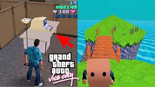 Secret Interior in GTA Vice City ! Hidden Place | GTAVC Secret Garbage Island Location & Myths