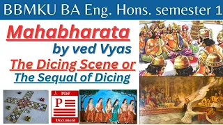 Mahabharata by Vyas, The Book of Assembly Hall (Sabha Parva) || The Dicing or the Sequal of Dicing