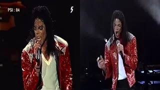 Michael Jackson Beat It Manila 1996 vs Auckland 1996