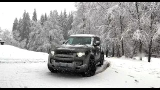 Cruising in the New Defender 90 2024: Adventure in the Snow of Trentino Alto Adige! | iPhone 15 pro