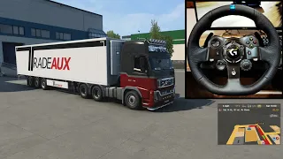 Euro Truck Simulator 2 | Gameplay Logitech G923 TRUEFORCE | VOLVO Truck | Container Electrons