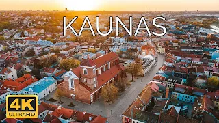 Kaunas,  Lithuania 🇱🇹 | 4K Drone Footage