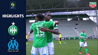 AS SAINT-ÉTIENNE - OLYMPIQUE DE MARSEILLE (1 - 0) - Highlights - (ASSE - OM) / 2020/2021