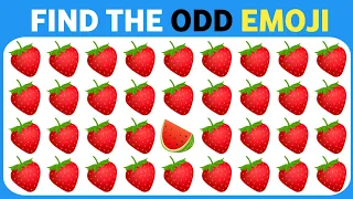(Easy, Medium, Hard Levels) "Spot the Odd Emoji, Letters, and Numbers in 20 Seconds!