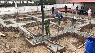 Techniques For Building A Solid House Foundation With Reinforced Concrete And Modern Machines