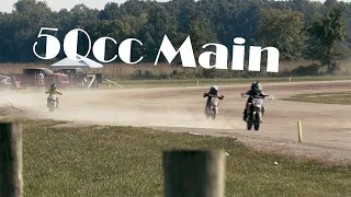 50cc Main Harpster Ohio 8-22-2021 flat track racing