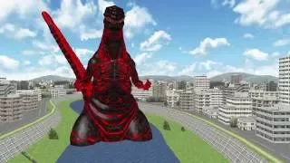 mmd shin godzilla attack animation test