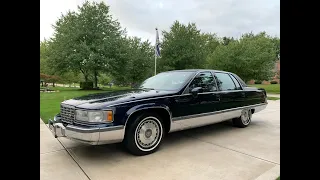 1993 Cadillac Fleetwood Brougham - For sale at www.bluelineclassics.com