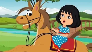 Chal Mere Ghode | Hindi Nursery Rhymes | Hindi Poem | चल मेरे घोड़े टिक टिक | Hindi Kids Song