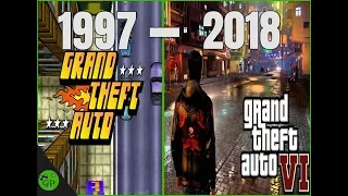 Evolution and History of All Grand Theft Auto Series(Gta 1 1997-Gta VI 2018) NEW!