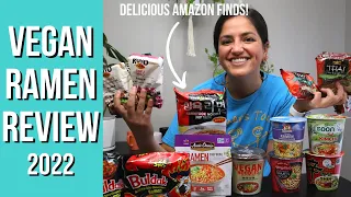 The Ultimate Vegan Instant Ramen Review 2022 | 15 Different Ramens (almost all available on Amazon!)