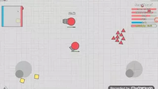 Триугольники  меня завалили! Diep.io  Танк manager (на телефоне)