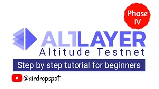 Altlayer Testnet Phase 4 - Altlayer Testnet Tutorial Step By Step For Beginners - Potential Airdrop