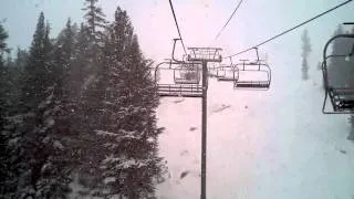 Dad on chair 4 at Kirkwood, 2/13/2012