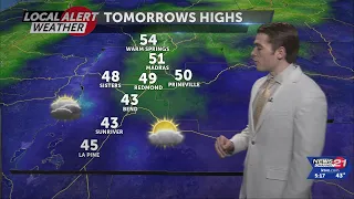 Scattered snow showers today, but warming trend begins tomorrow