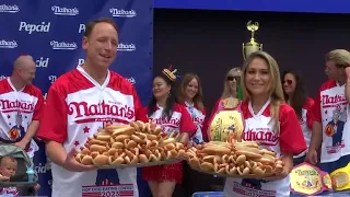 'It's like Tyson and Holyfield, with hot dogs' - hot dog eating champs weigh in