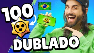 NOVO *QUASE* BRAWL TALK DUBLADO! 100 SORTEIOS STARR DE GRAÇA!