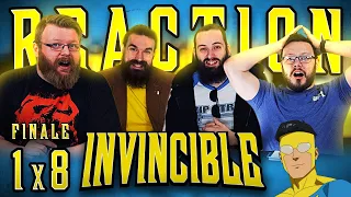 Invincible 1x8 FINALE REACTION!! "Where I Really Come From"