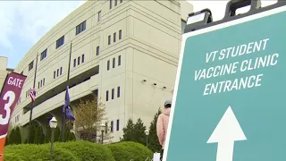 Virginia Tech Lane Stadium becomes mass vaccination site